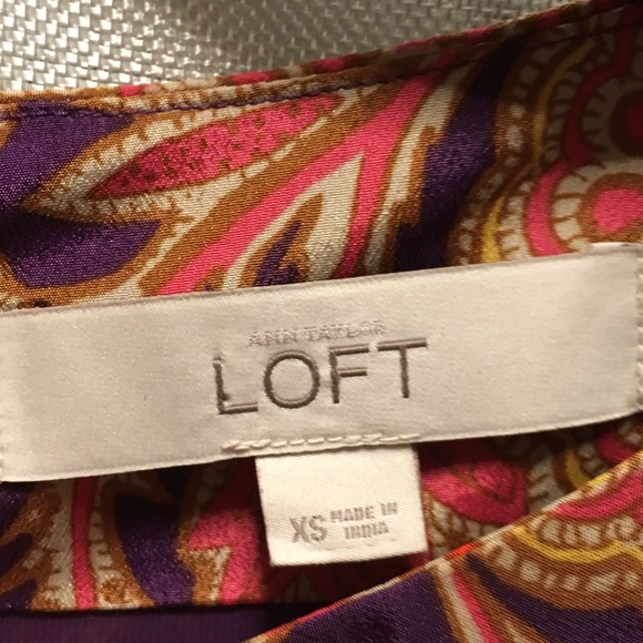 LOFT Long Sleeve Dress Size XS - Picture 3 of 3